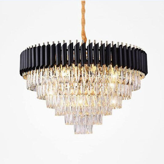 Denise Bobon Conical Crystal Chandelier