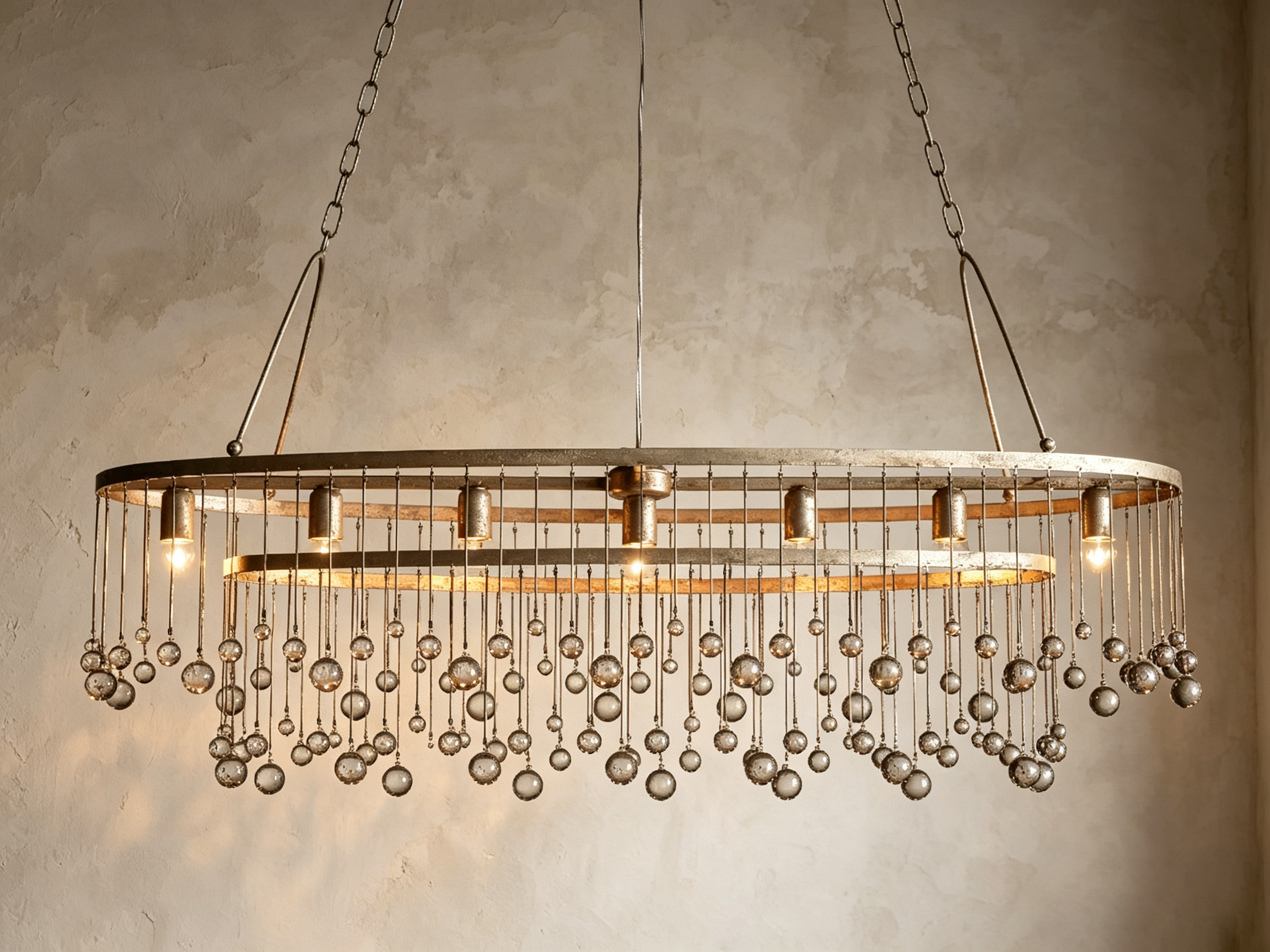 Aubrey 7 Light Oval Chandelier