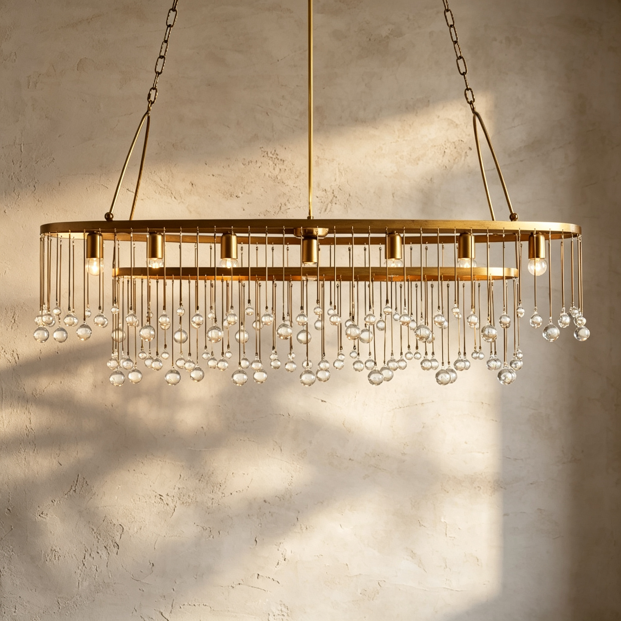 Aubrey 7 Light Oval Chandelier