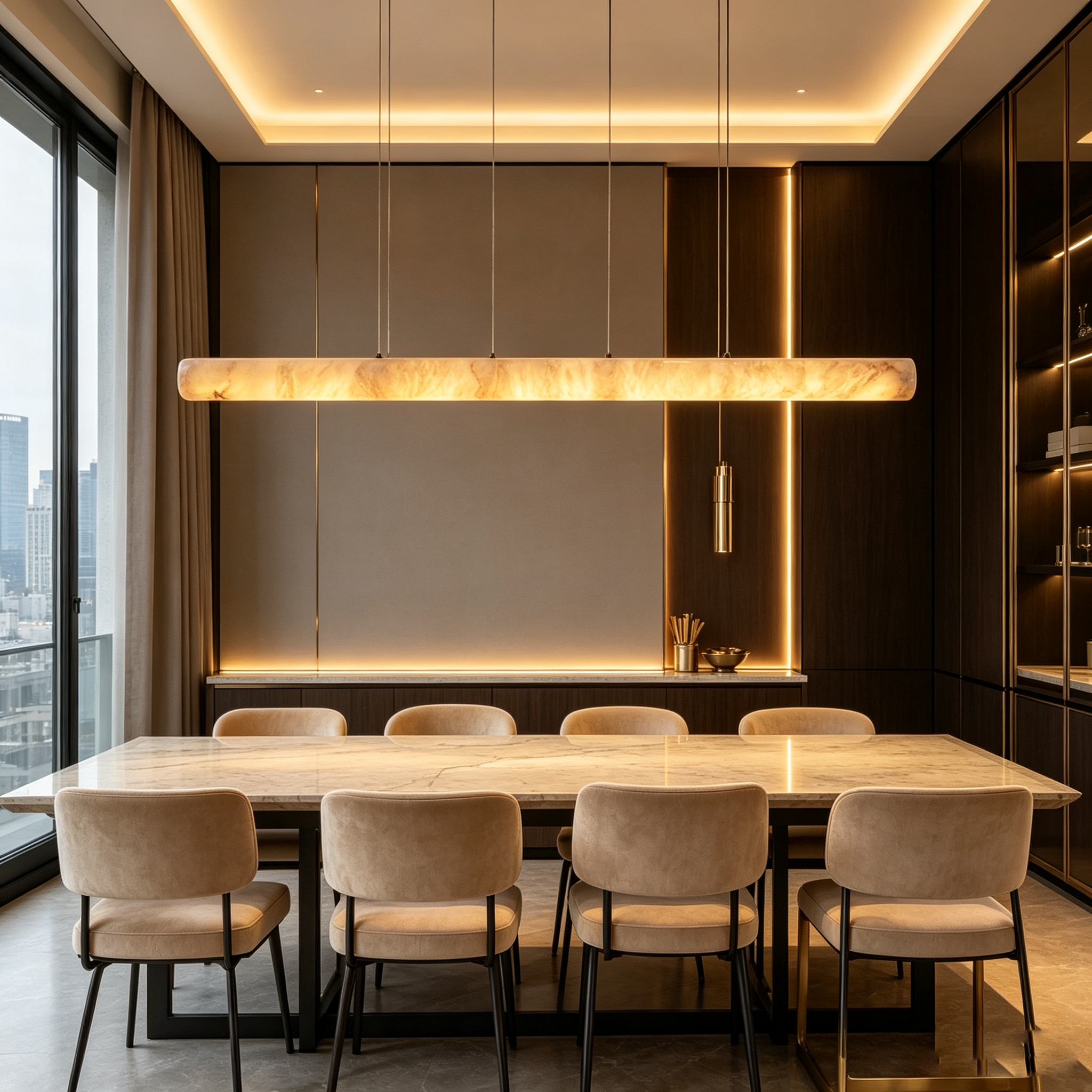Halima Linear Chandelier