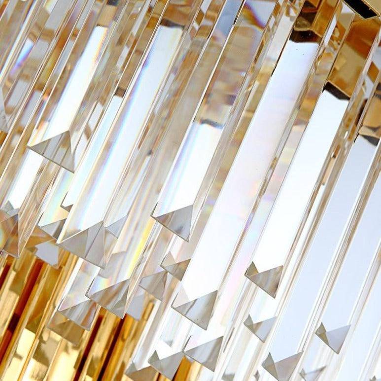 Glacia Giorgioe Multi-Layer Crystal Flush Mount Chandelier