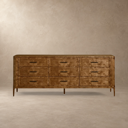 Mappa Burl Wood Clothing Storage