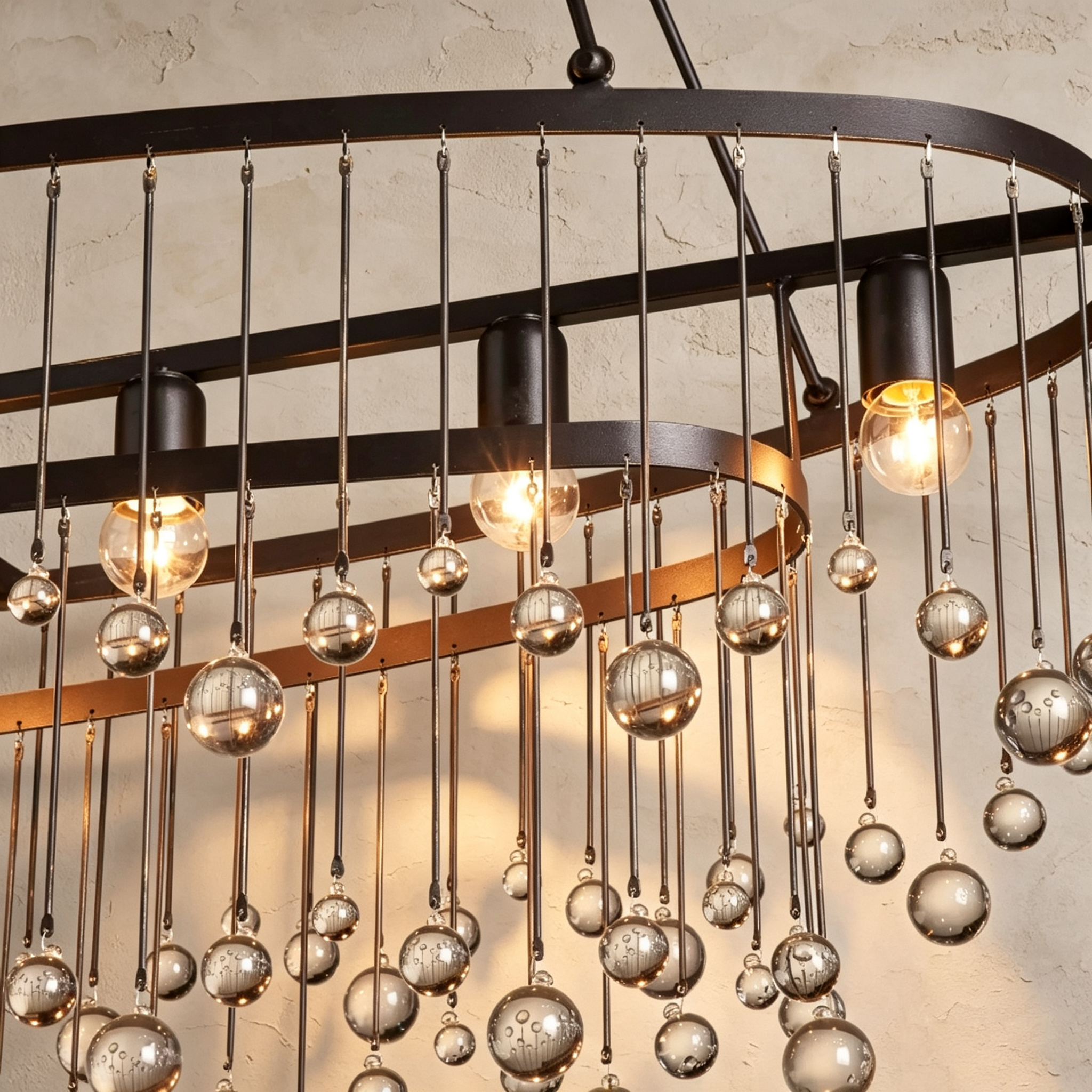 Aubrey 7 Light Oval Chandelier