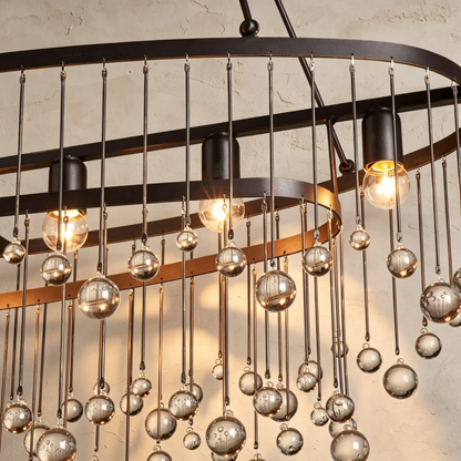 Aubrey 7 Light Oval Chandelier