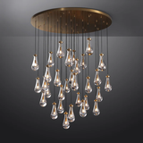 Seaward Raindrop Modern Exquisite Glass round chandelier 18"/36"/47"/60"