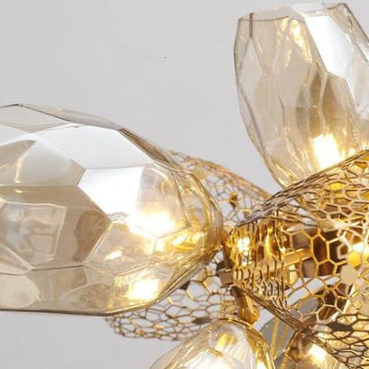 Modern Wine Glass Shape Chandelier Italian Light Luxury Light Fixture for Dining Room/Living Room
