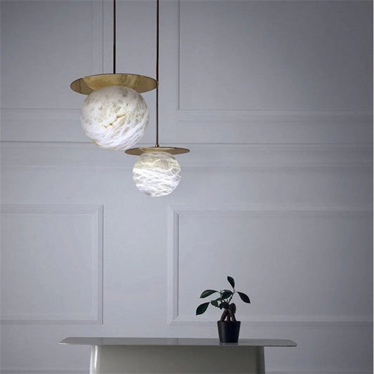 Denise Boris Spanish Alabaster Bedside Pendant