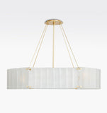 Willamette Glass Linear Chandelier 48''