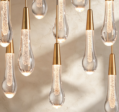 Soltaire Linear Chandelier 37"50"70"