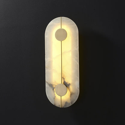 Deniselamp® Creative Marble Wall Lamp in Chinese Style for Living Room, Bedroom image | luxury lighting | marble wall lamps