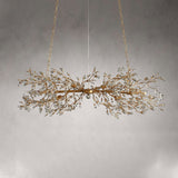 Fiore Crystal Flowers Creative Linear Chandelier 43", 51", 68"