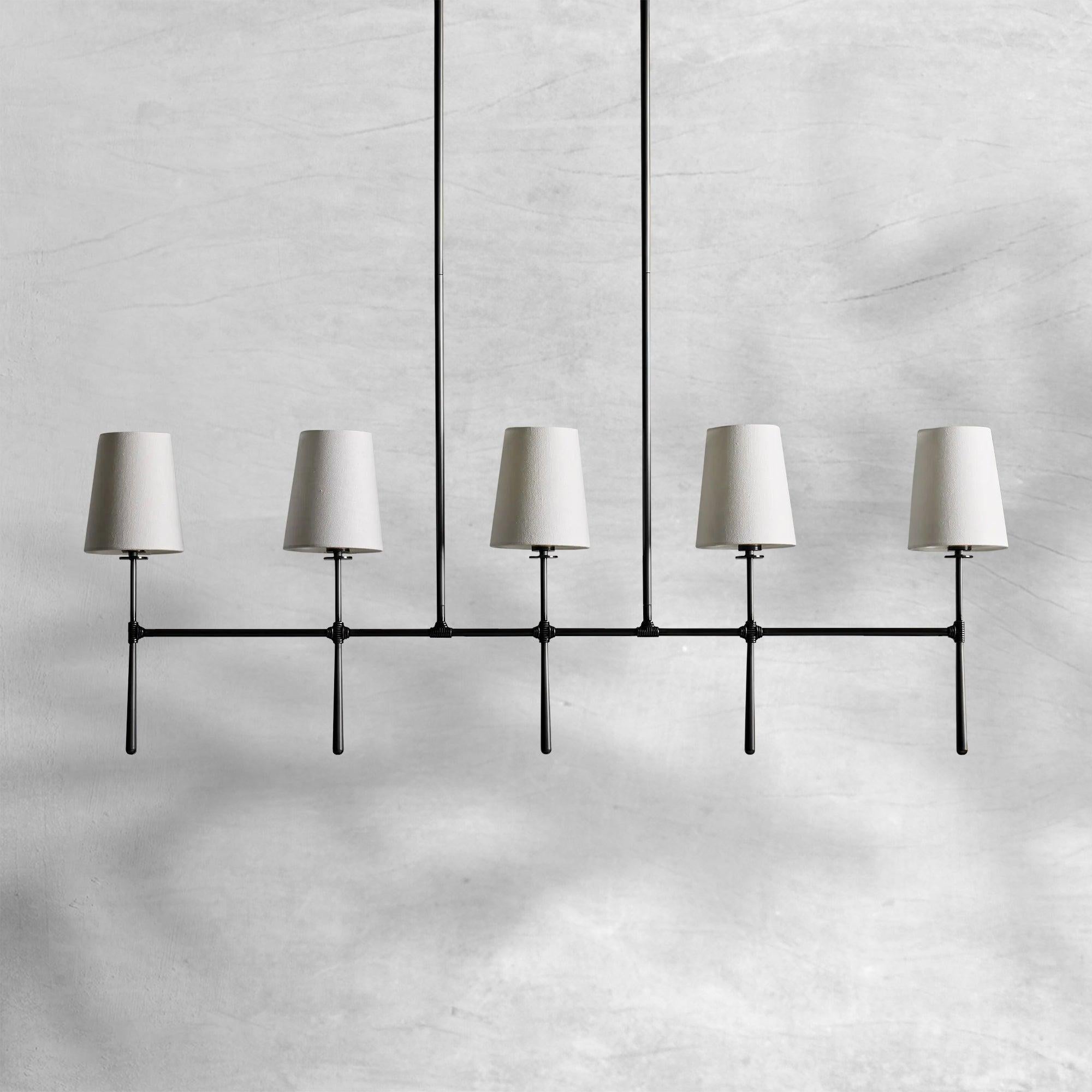Rhodes Linear Chandelier 5/6 Light