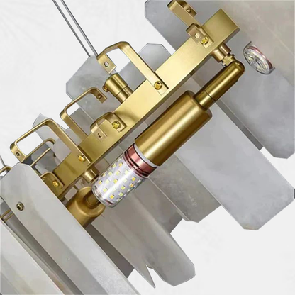Culoud Alabaster Round Chandelier