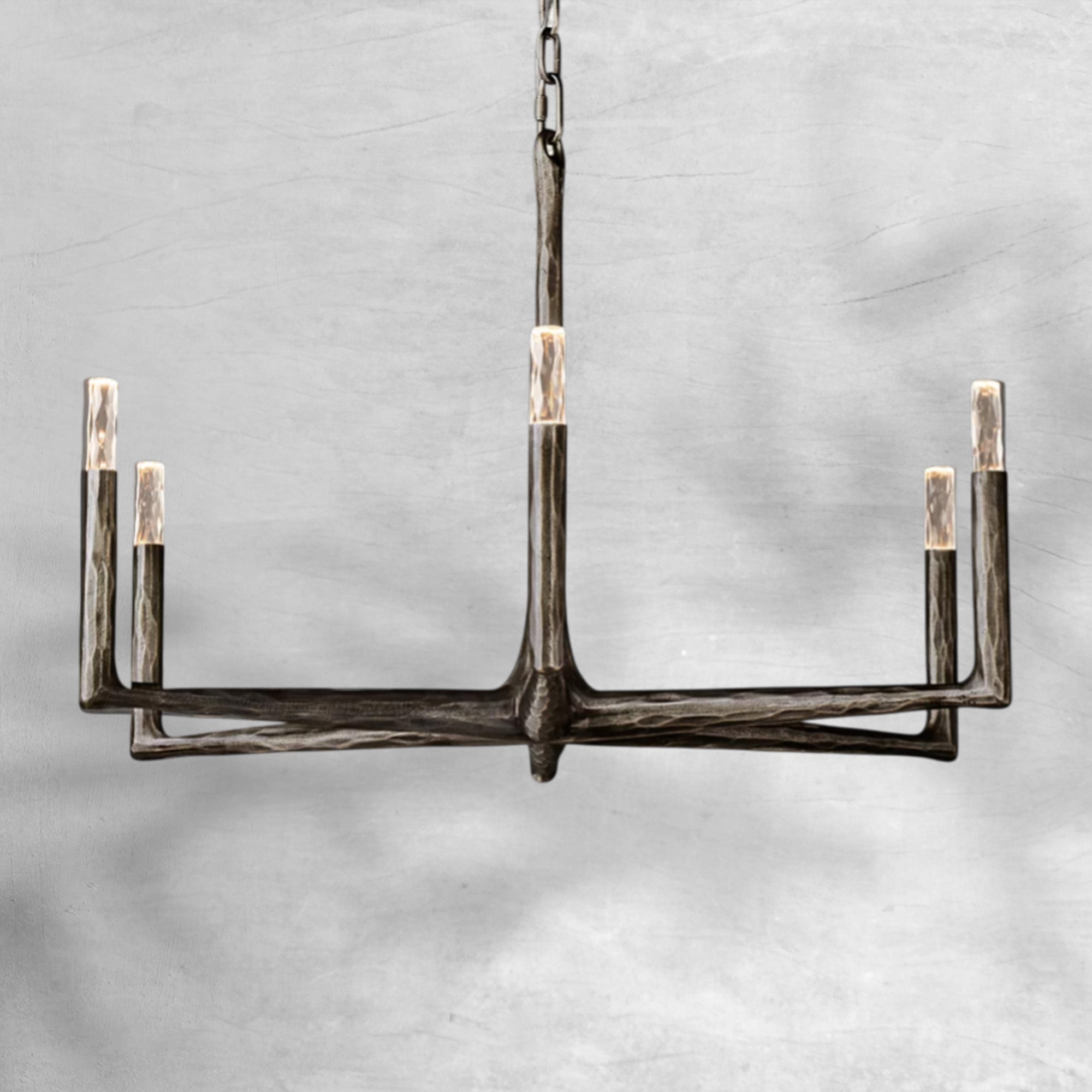 Thalen Forged Round Chandelier 36" 48” 60” 72”