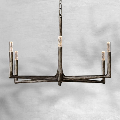 Thalen Forged Round Chandelier 36" 48” 60” 72”