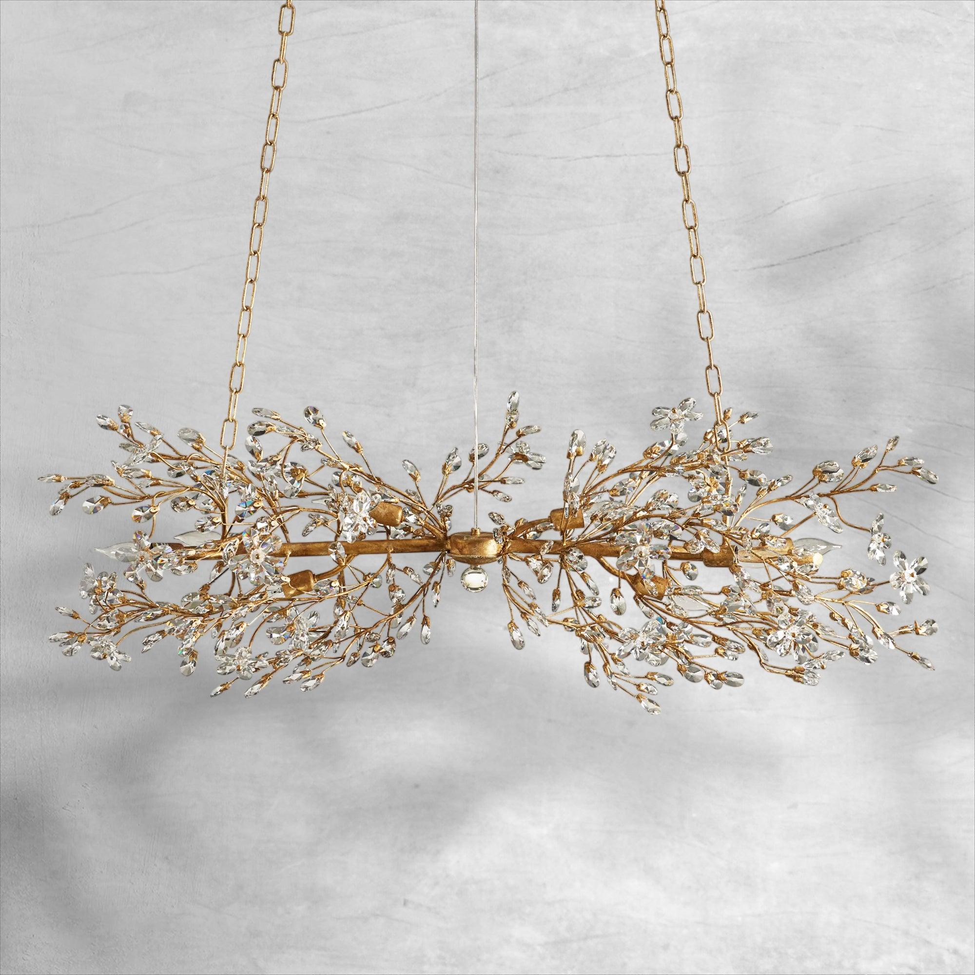 Fiore Linear Chandelier 43"51"68"