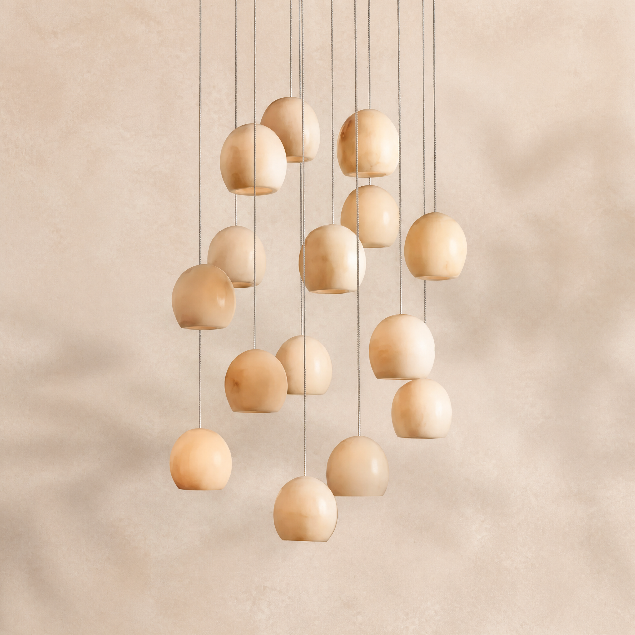 Maeva Round Chandelier 3/7/15/36 Light