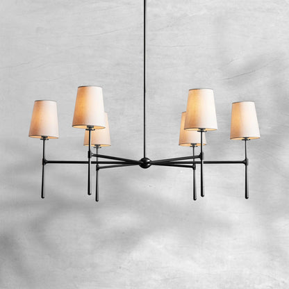 Rhodes Round Chandelier 4/6 Light