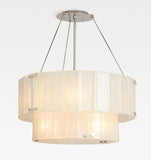 Willamette Glass Round Chandelier 2-Tier 32''