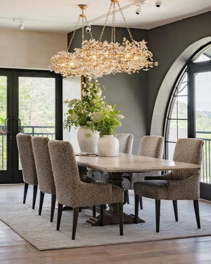 Fiore Crown Chandelier 39" 48" 60"