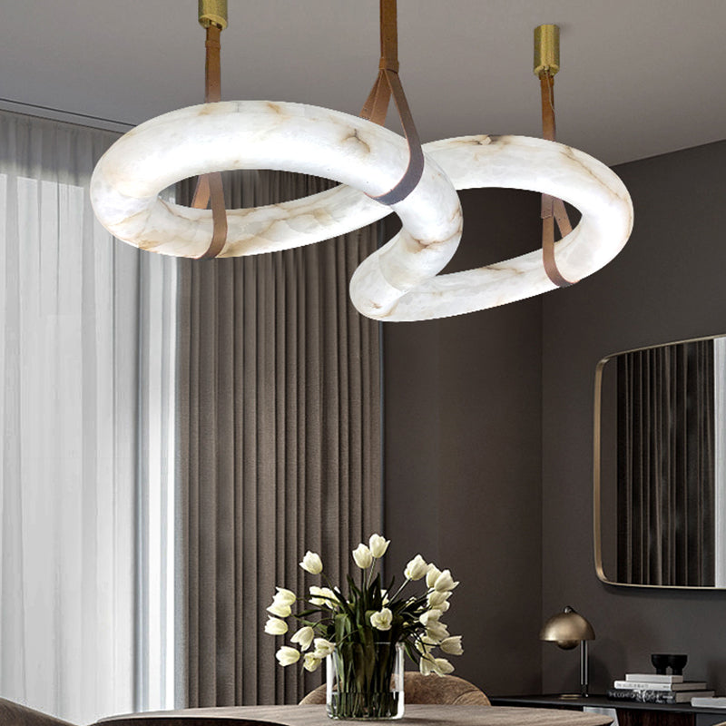 Beverly Designer Contemporary Alabaster Pendant Light