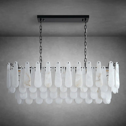 Modern Marble Round Chandelier