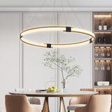 Gold Round Ring Chandelier