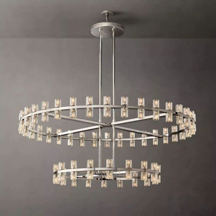 Arcachon Crystal 2-Tier Round Chandelier 60“