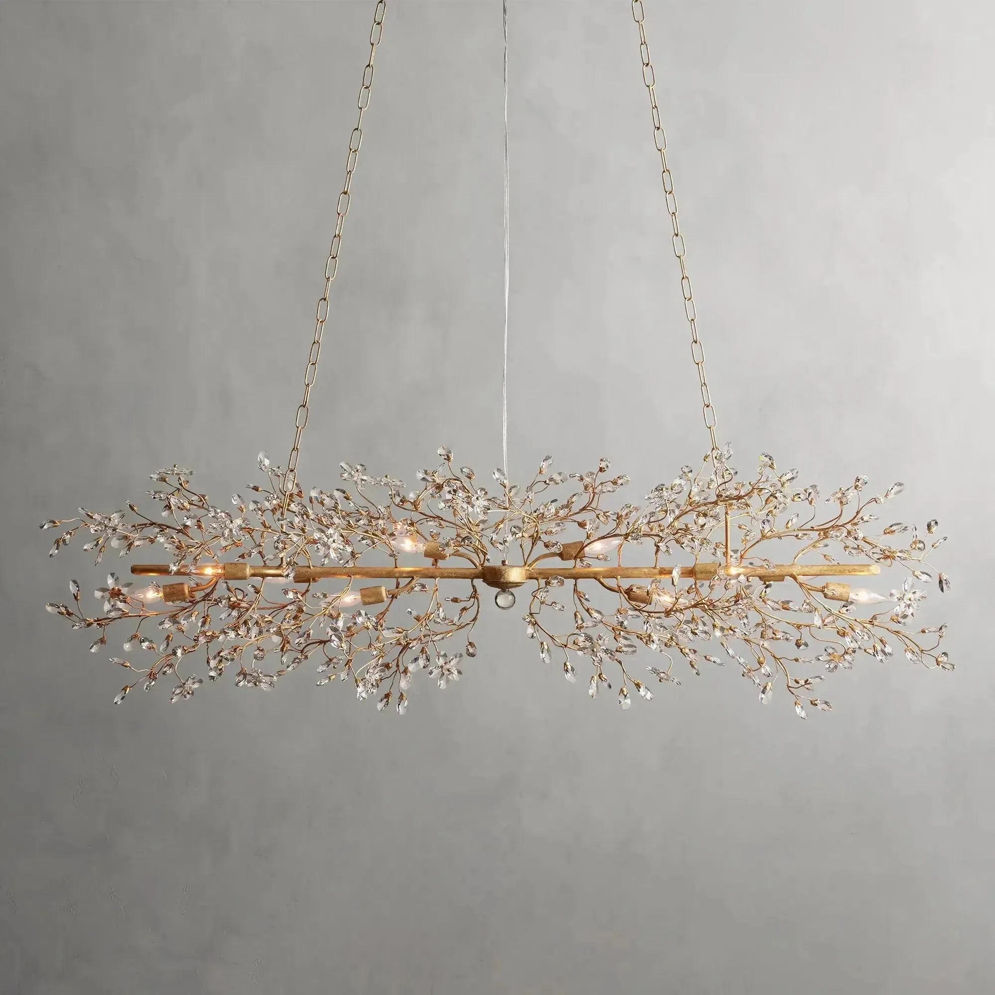Fiore Linear Chandelier 43"51"68"