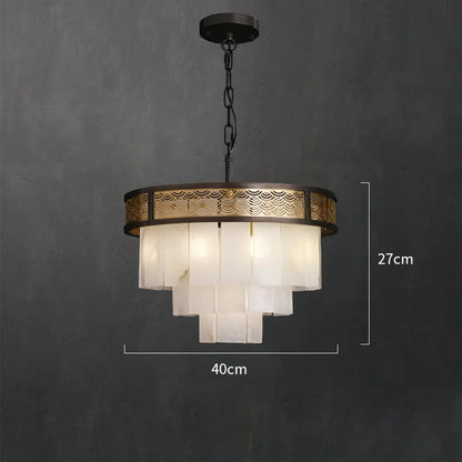Marble Multi-layer Classic Chandelier