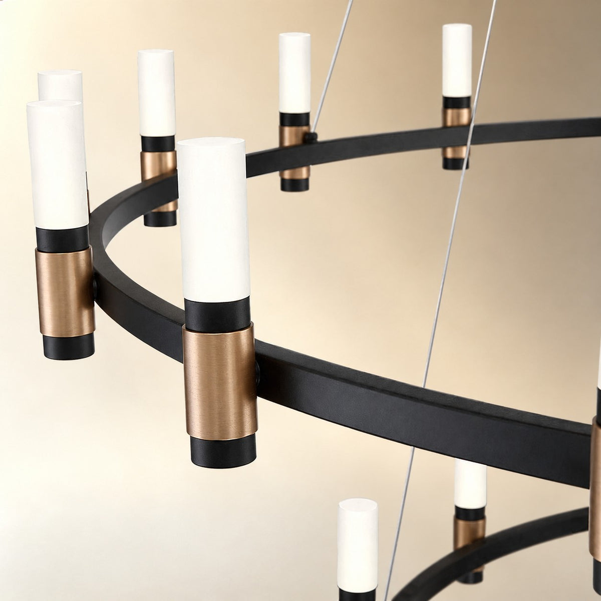 3-Tier Round LED Chandelier