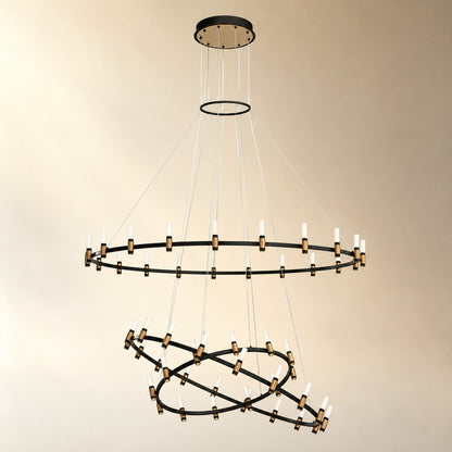 3-Tier Round LED Chandelier