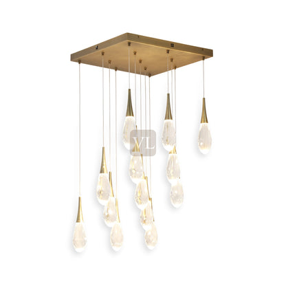 Crystal Drop LED Pendant Light
