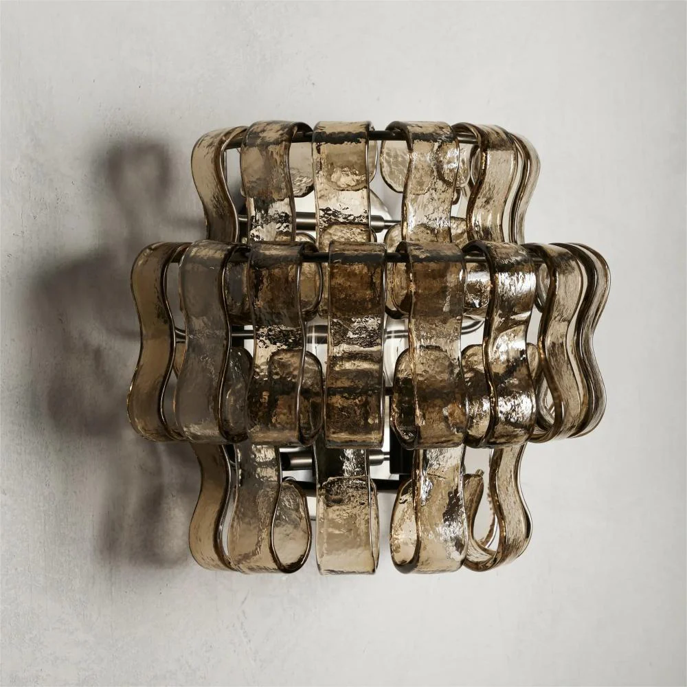 Denise Ghiaccio Glass Wall Sconces