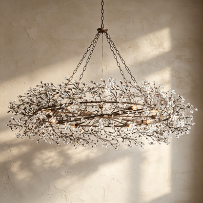 Fiore Crown Chandelier 39" 48" 60"