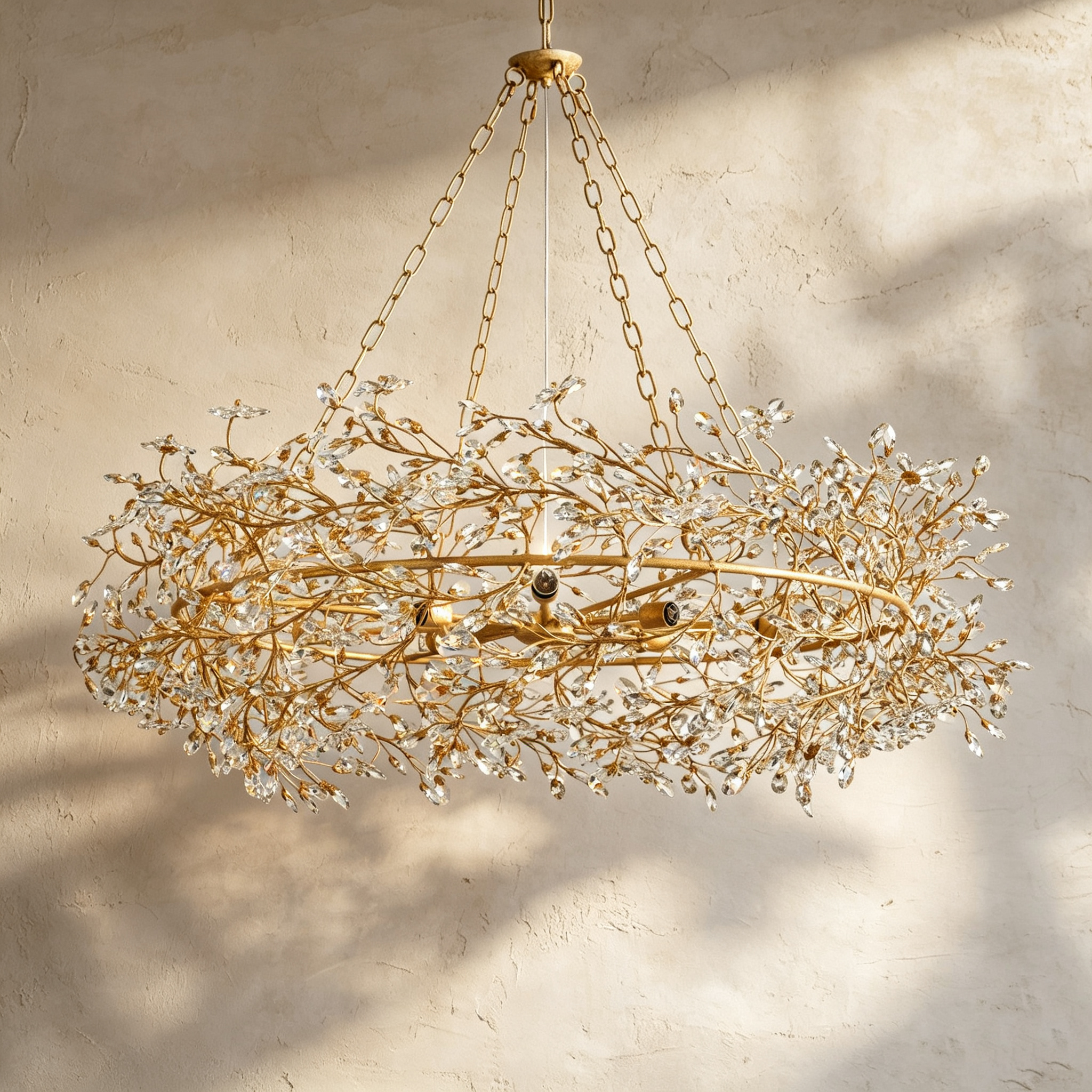 Fiore Crown Chandelier 39" 48" 60"