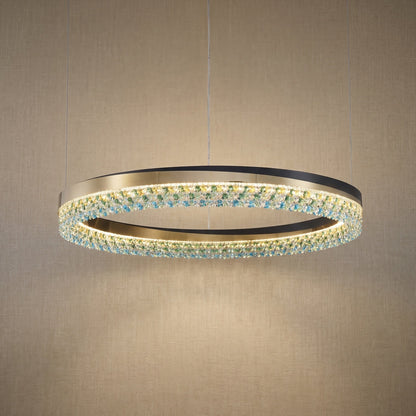 Eveia Ring Crystal Chandelier
