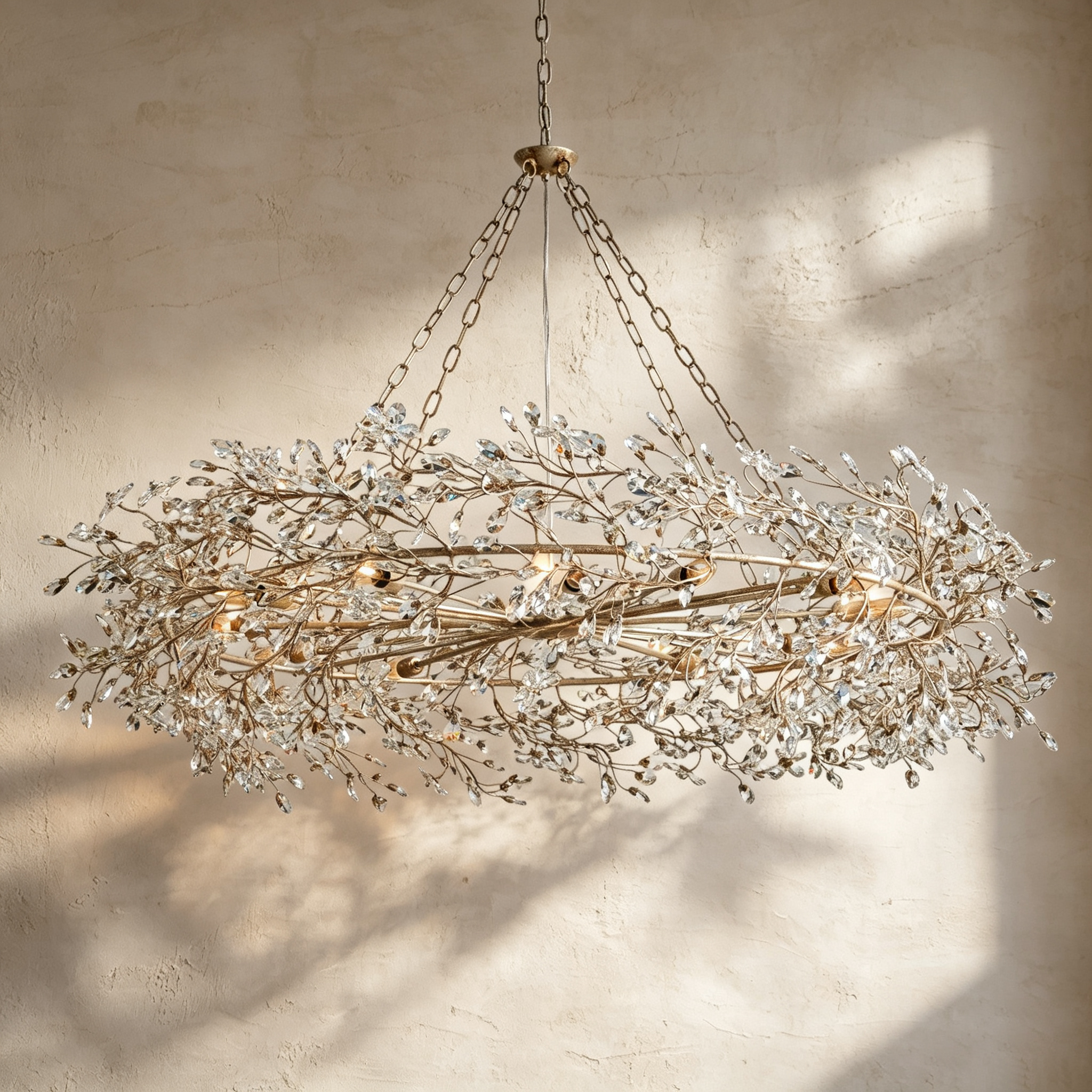 Fiore Crown Chandelier 39" 48" 60"