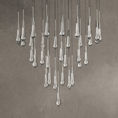 Soltaire Round Chandelier 17" 24" 36“ 58“