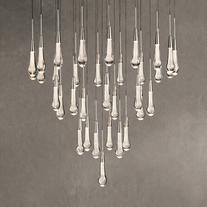 Soltaire Round Chandelier 17" 24" 36“ 58“