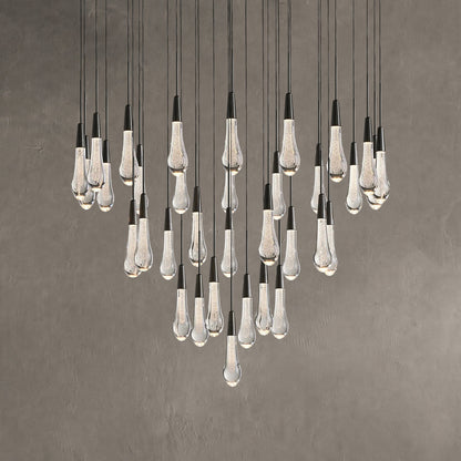 Soltaire Round Chandelier 17" 24" 36“ 58“