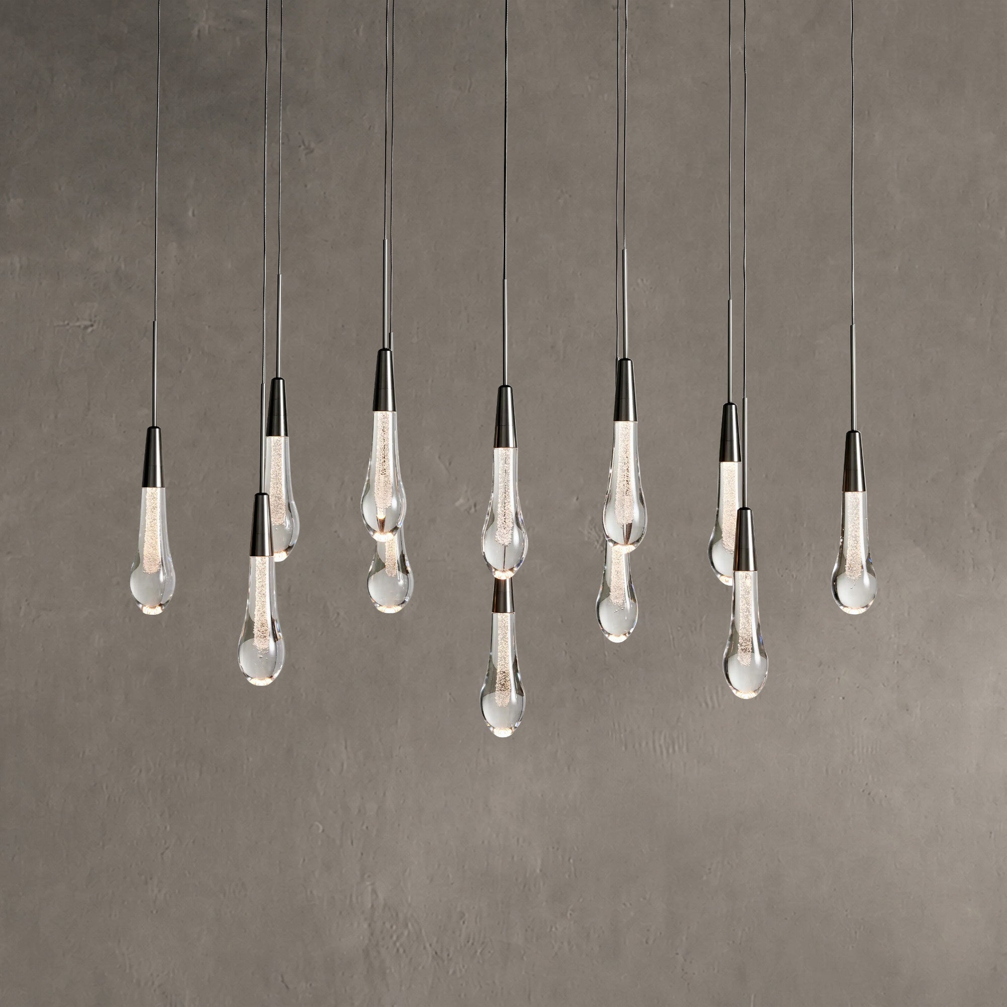Soltaire Linear Chandelier 37"50"70"87"120"