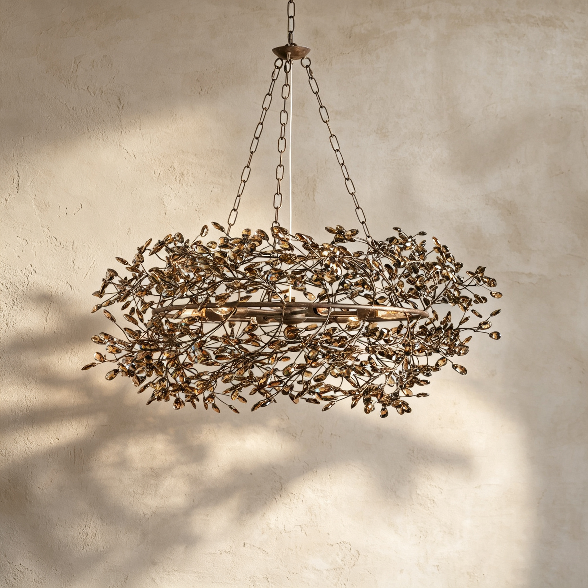 Fiore Crown Chandelier 39" 48" 60"
