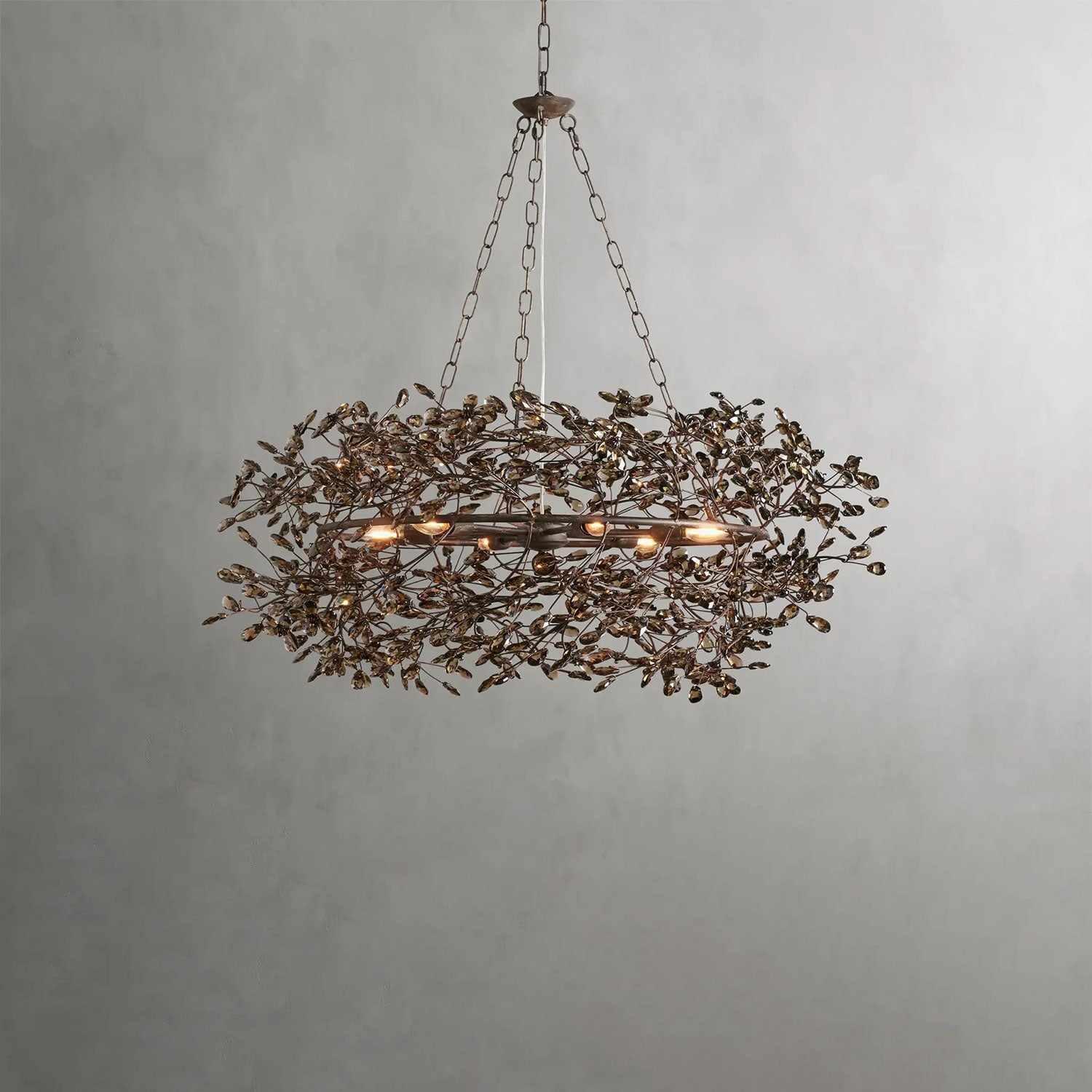 Fiore Crown Chandelier 39" 48" 60"