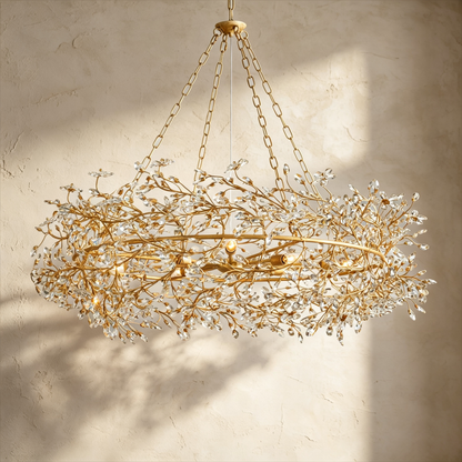 Fiore Crown Chandelier 39" 48" 60"