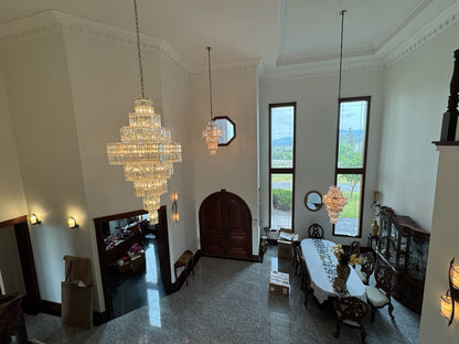 Celestia Luxury Crystal Chandelier | 63-Light Modern Foyer Lighting for High Ceilings 58H
