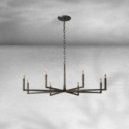 Thalen Forged Round Chandelier 36" 48” 60” 72”