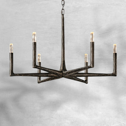 Thalen Forged Round Chandelier 36" 48” 60” 72”