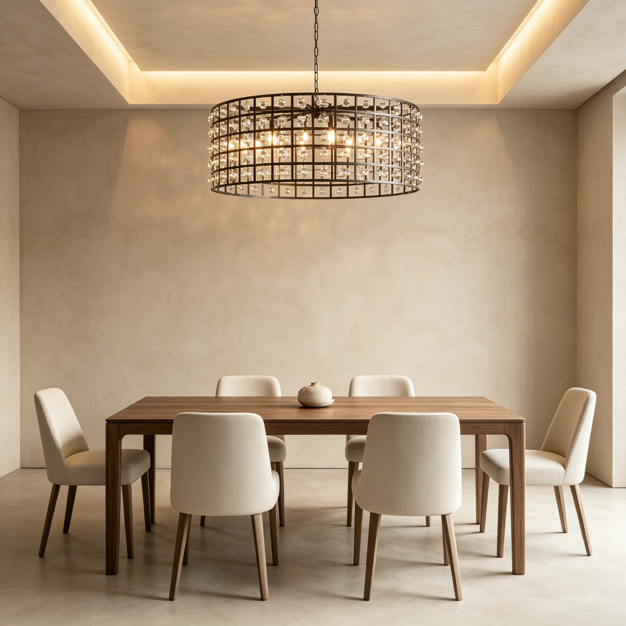 La Cage Round Chandelier 6/8/12 Light