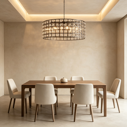 La Cage Round Chandelier 6/8/12 Light